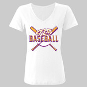 925 Bats - Ladies' Tri-Blend V-Neck Tee